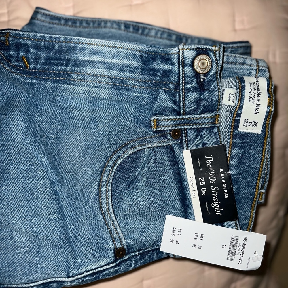 Abercrombie & Fitch ultra high rise jeans